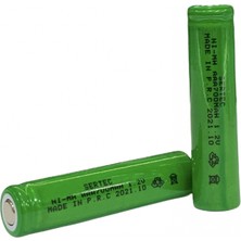 Marsilyan 1.2V 700 Mah  Aaa  Nimh Şarjlı Pil  Başsız / Flat Head (72)