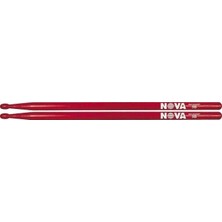 Vic Firth Baget(Çift) Nova 5b Wood Red (Kırmızı), Hıckory, 1 N5BR