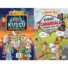 Eğlenceli Bilgi Yayınları Ali Kuşçu - Sönmeyen Bilim Güneşi ve Burası Çanakkale Buradan Geçiş Yok (Metin Özdamarlar)