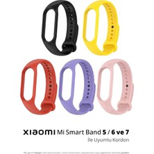 Furenfa Xiaomi Mi Band 7 Uyumlu Yüksek Kalite Kordon Kayış
