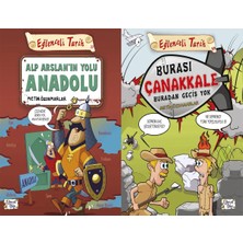 Eğlenceli Bilgi Yayınları Alp Arslanın Yolu Anadolu ve Burası Çanakkale Buradan Geçiş Yok (Metin Özdamarlar)