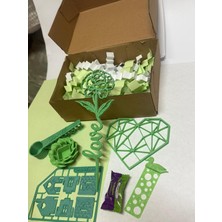 Muray Tekno 6 Parça Dekoratif Hediye Seti Yeşil Renk