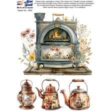 Mavi Sanat Ütü ile Rub On Transfer Kağıdı A4 Model No: 0049