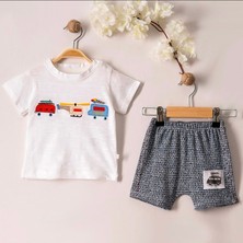 Carmin Baby Nakışlı Baskılı Bebek Takımı