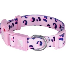 BloominBag Swissplus Urban Paws Pink Leo Recycled Köpek Tasması - 20 mm