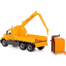 Primeaks Vinç Kollu Oyuncak Kamyon + Süper Mix-30 Inşaat Seti | Büyük Boy Eğitici Oyuncak