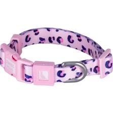 BloominBag Swissplus Urban Paws Pink Leo Recycled Köpek Tasması - 15 mm
