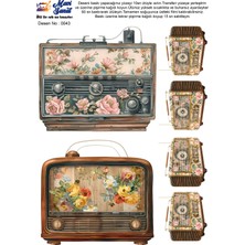 Mavi Sanat Ütü ile Rub On Transfer Kağıdı A4 Model No: 0043