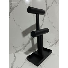 3D Tasarım 2 Katlı Saat ve Bileklik Standı – Takı Organizer Masaüstü Sergileme Standı