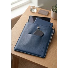 10"-11"-12" Ipad Air Pro & Matepad & Galaxy Uyumlu Tablet Çantası , Kılıfı . Hafif , Ekran Çizilmesine Karşı Dayanıklı, Deri , Su Geçirmez Yüzey, Darbe Önleyici Özellikli El, Omuz, Defter, Tablet Çantası
