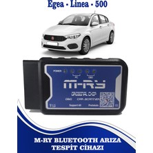 Vgate İcar M-Ry Fiat Egea Linea Doblo Fiorino Marea Albea Palio 500 Stilo Uyumlu Blutooth Arıza Tespit Cihazı
