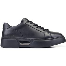 Nevzat Onay Siyah Bağcıklı Sneaker