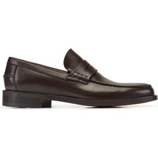 Nevzat Onay Kahverengi Loafer Kösele Erkek Ayakkabı