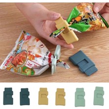 Dumles®  6lı Hava Sızdırmaz Poşet Torba Ambalaj  ve Paket Kıstırmalı Kapatma Klipsi