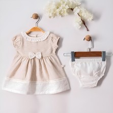 Carmin Baby Güpür Detaylı Külotlu Elbise