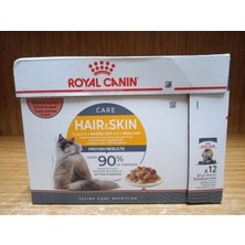SY Royal Canin Hair & Skin Gravy Yetişkin Kedi Yaş Maması 85 Gram x 12 Adet