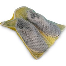 Dumles® Çamaşır Makinesi Içinde Ayakkabı Terlik Yıkama Filesi  Fermuarlı