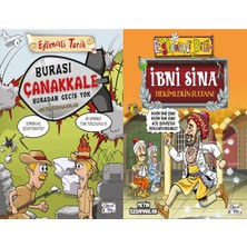 Eğlenceli Bilgi Yayınları Burası Çanakkale Buradan Geçiş Yok ve Ibni Sina Hekimlerin Sultanı (Metin Özdamarlar)