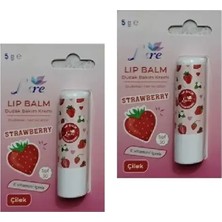 Lure Lip Balm Çilek 2 Adet