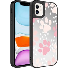 Ummeslem Apple iPhone 11 Kılıf Aynalı Desenli Kamera Korumalı Parlak Cep Telefonu Için Uyumlu Mirror Kapak