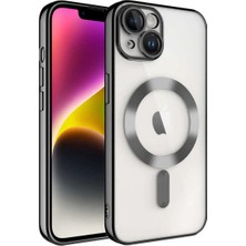 Ummeslem Apple iPhone 14 Kılıf Kamera Korumalı M-Safe Wireless Şarj Cep Telefonu Için Uyumlu Kapak Demre Kapak