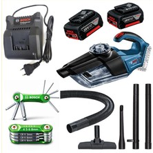 Bosch Gas 18V-1 Professional Akülü El Süpürgesi 3 Ah Çift Batarya