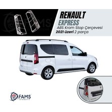 Fams Otomotiv Renault Express Stop Çerçevesi Abs Krom 2 Parça 2021 Üzeri P. Çelik