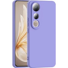 Ummeslem Vivo V50 Lite 4g Cep Telefonu Için Uyumlu Kılıf Içi Kadifeli Esnek Yumuşak Lansman Kapak