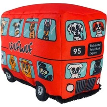 Havhav Londra Temalı Kırmızı Otobüs Peluş Köpek Oyuncağı