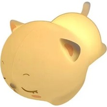 Famemus Accessory Sevimli Kedi Masa Üzeri Gece Lambası