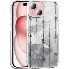 Ummeslem Apple iPhone 15 Cep Telefonu Için Uyumlu Kılıf Kapak Desenli Mep