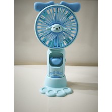 Arell Teknoloji Şarjli Mini El Fanı Masa Fanı Soğutucu Masa Üstü Vantilatör USB Işıklı