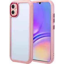 Ummeslem Samsung Galaxy A05 Kılıf Kamera Korumalı Renkli Kenar Cep Telefonu Için Uyumlu Kapak Vitamin Kapak
