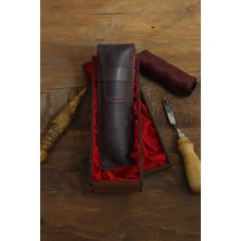 Akronium Leather Hakiki Deri 2'li Kalemlik