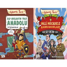 Eğlenceli Bilgi Yayınları Alp Arslanın Yolu Anadolu ve Milli Mücadele Kahramanları - Her Şey Vatan Için (Metin Özdamarlar)