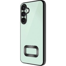 Ummeslem Samsung Galaxy A56 Cep Telefonu Için Uyumlu Kılıf Kapak Kamera Korumalı Logo Gösteren Omega