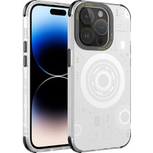 Ummeslem Apple iPhone 14 Pro Max Kılıf Cep Telefonu Için Uyumlu Kapak Wireless Şarj Özellikli Desenli Hot Kapak