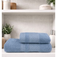 2 Li Banyo Havlu Seti / 90X150 Cm Banyo Havlu 50X90 Cm El Yüz Baş Havlu / Battal Boy Pamuklu