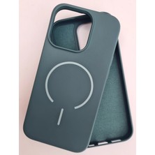 iPhone 16 Pro (6.3inc) Magsafe ile Uyumlu Yumuşak Soft Mükemmel Manyetik Esnek Lansman Silikon Kılıf