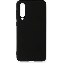 Ummeslem Xiaomi Mi 9 Se Için Uyumlu Kılıf Yumuaşk Renkli Esnek Premium Rubber Silikon - Siyah