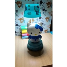 Famemus Accessory Hello Kitty Masa Üzeri Gece Lambası Boyut 25 cm Mavi Renk