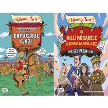 Eğlenceli Bilgi Yayınları Gizli Kurucu Ertuğrul Gazi ve Milli Mücadele Kahramanları - Her Şey Vatan Için (Metin Özdamarlar)
