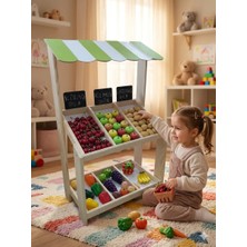 Masal Oyuncak Ahşap Oyuncak Manav tazgahı