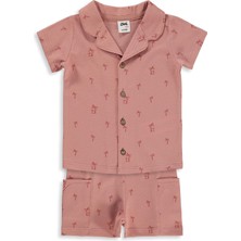 Civil Baby Palmiye Empirmeli 6-18 Ay Takım - Turuncu
