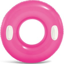 Intex Tutmaçlı Parlak Simit 76 cm  - Pembe