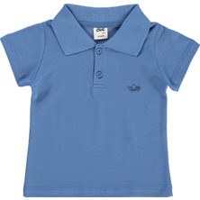 Civil Baby Yelken Baskılı 6-18 Ay Tişört - Mavi