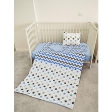 Yuar Baby Nevresim Seti 4 Parça - Mavi