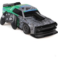 Seher Hediyelik Eşya Seher Oyuncak 1:8 Uzaktan Kumandalı Araba 2.4 Ghz Sesli Işıklı Duman Atar Full Fonksiyon Şarjlı - Yeşil