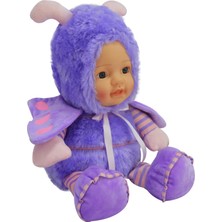 Halley Oyuncak Bebek Yüzlü Kelebek 35 cm - Lila