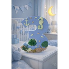 Bebek Odası Dekoratif 3 Yaş– Balon ve Ayı Figürlü 3D Tasarım